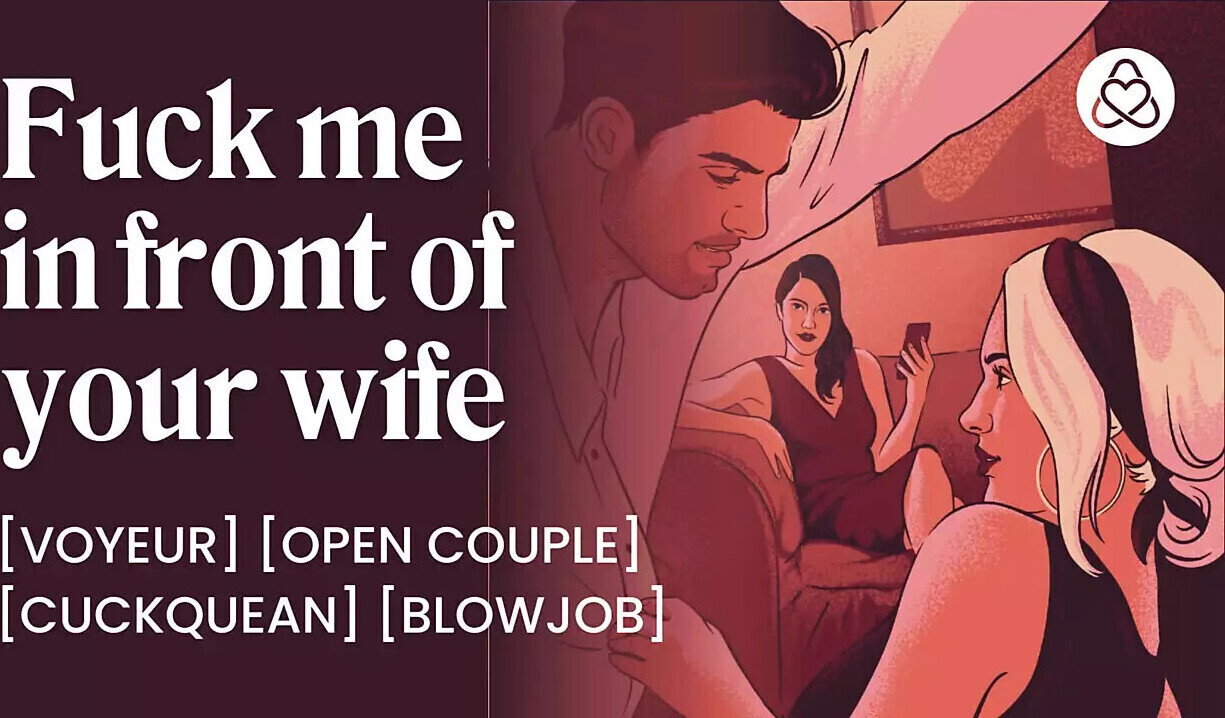 fuck front wife watches Cuckold real couple 