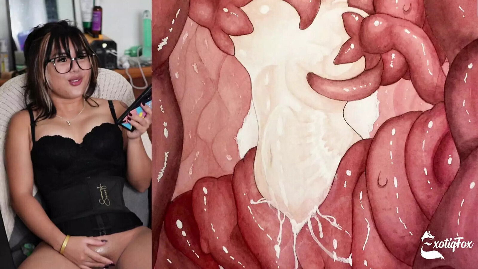 SHE'S DICK DIET LIFE ExotiqFox Solo Gooner Girl Masturbation Reddit Browsing