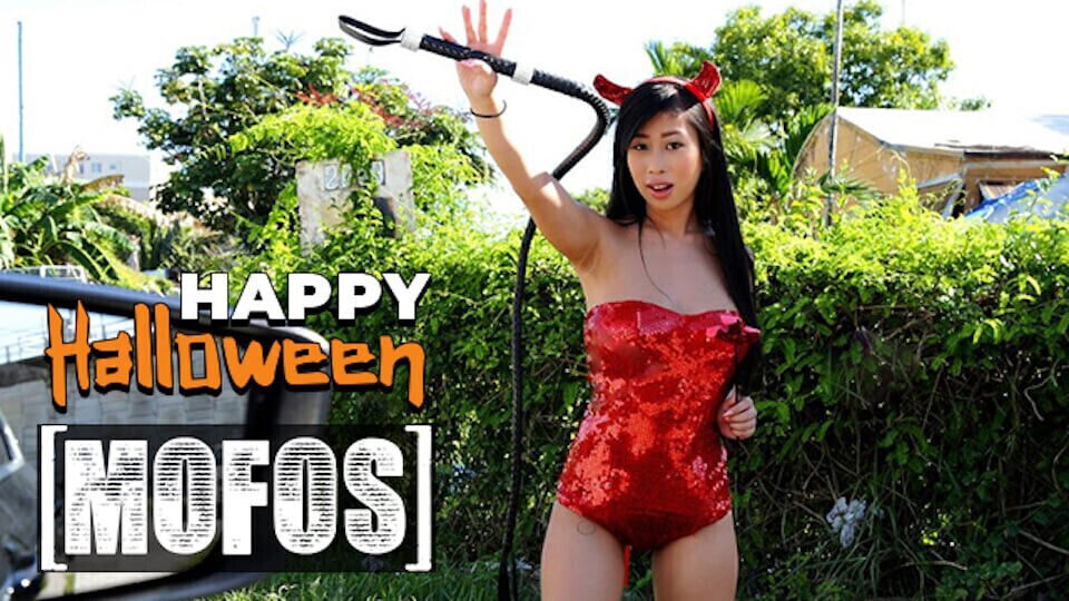 MOFOS Tyler Steel Picks Jade Kush Sexy Devil Costume Lucky Lets Play With