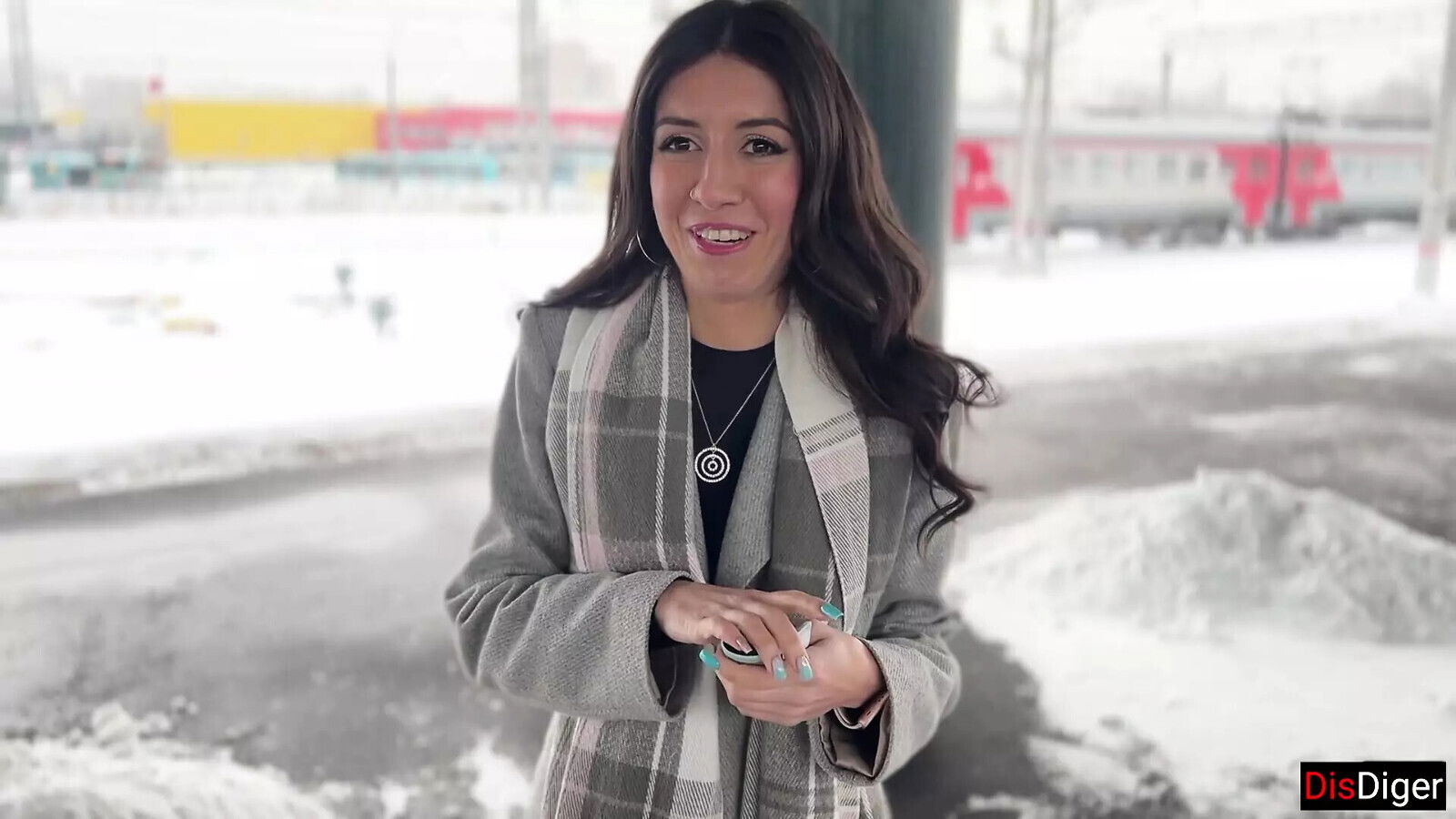 Public agent Offered girl from station undergo casting right public train