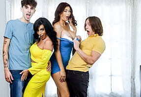 Family Game Twister Turns Into Stepmom-Stepson Swap Real Soon