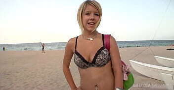 Cute Busty Blonde Teen Blowjob and Fucking - Sensual Sloppy Blowjob with Facial cumshot - FULL HD 1080p MP4 TEASER