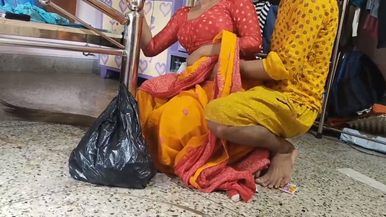 Boss's stepson maid's