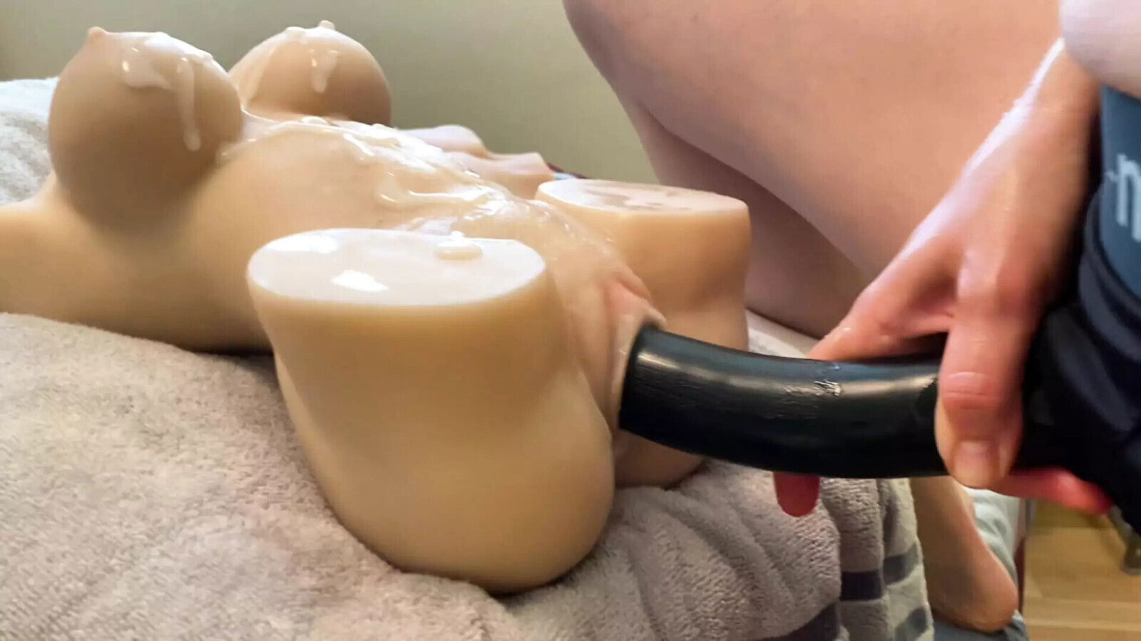 TANTALY sexdolls Sexy with Strapon fucks dolls holes code SOFTDOME