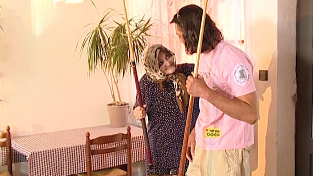 Beware this grandma! gets you, she'll fuck