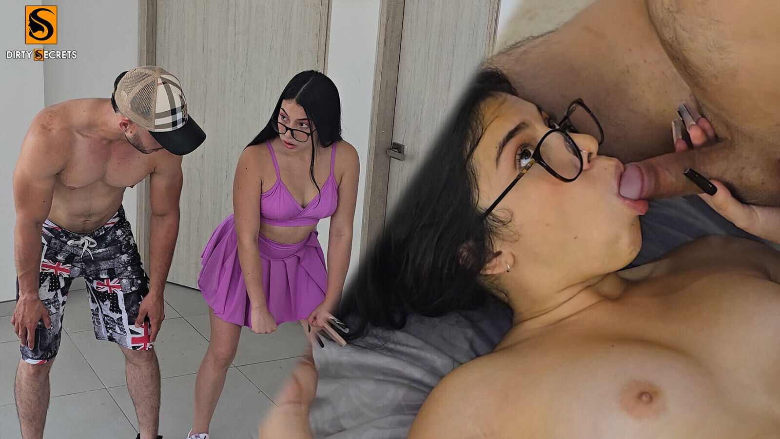 STEPSISTER'S NECK HURTS MASSAGE WITH