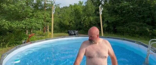 skinny dipping pool cool down