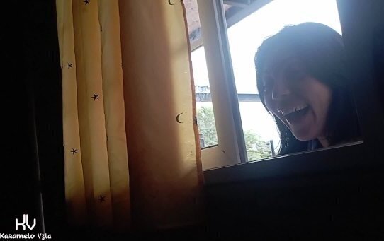 Vecina pícara masturbarme ventana entró apartamento folle durisimo