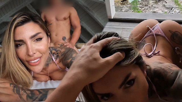 SCOPATA ITALIANA ALLE BAHAMAS Tami Tsunami scopa vecchio compagno classe incontrato vacanza