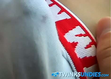 Twink gets sucked while wearing some nice underwear