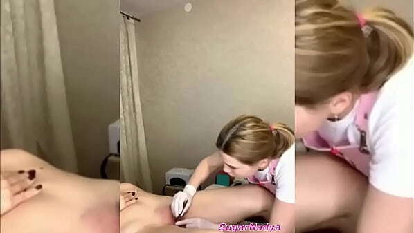 During procedure, legs began shake, dreamed stroking this pussy