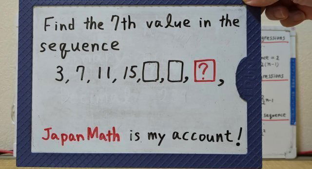 Find value sequence.[JapanMath](Titjob)