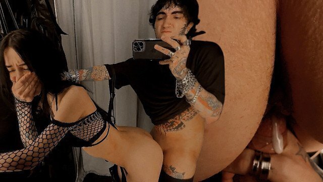 FOLLO CHICA GOTICA PROBADORES CORRO DENTRO ACCIDENTE EXLOVERX