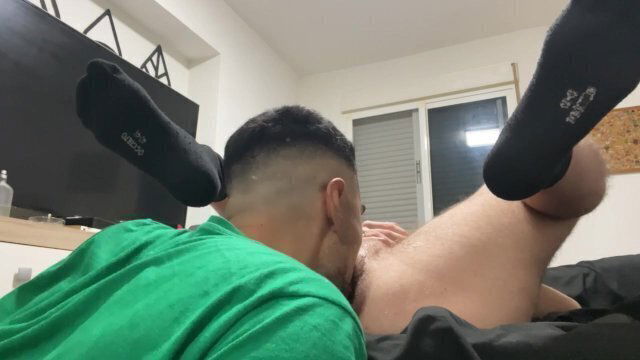 eating friend sucking dick