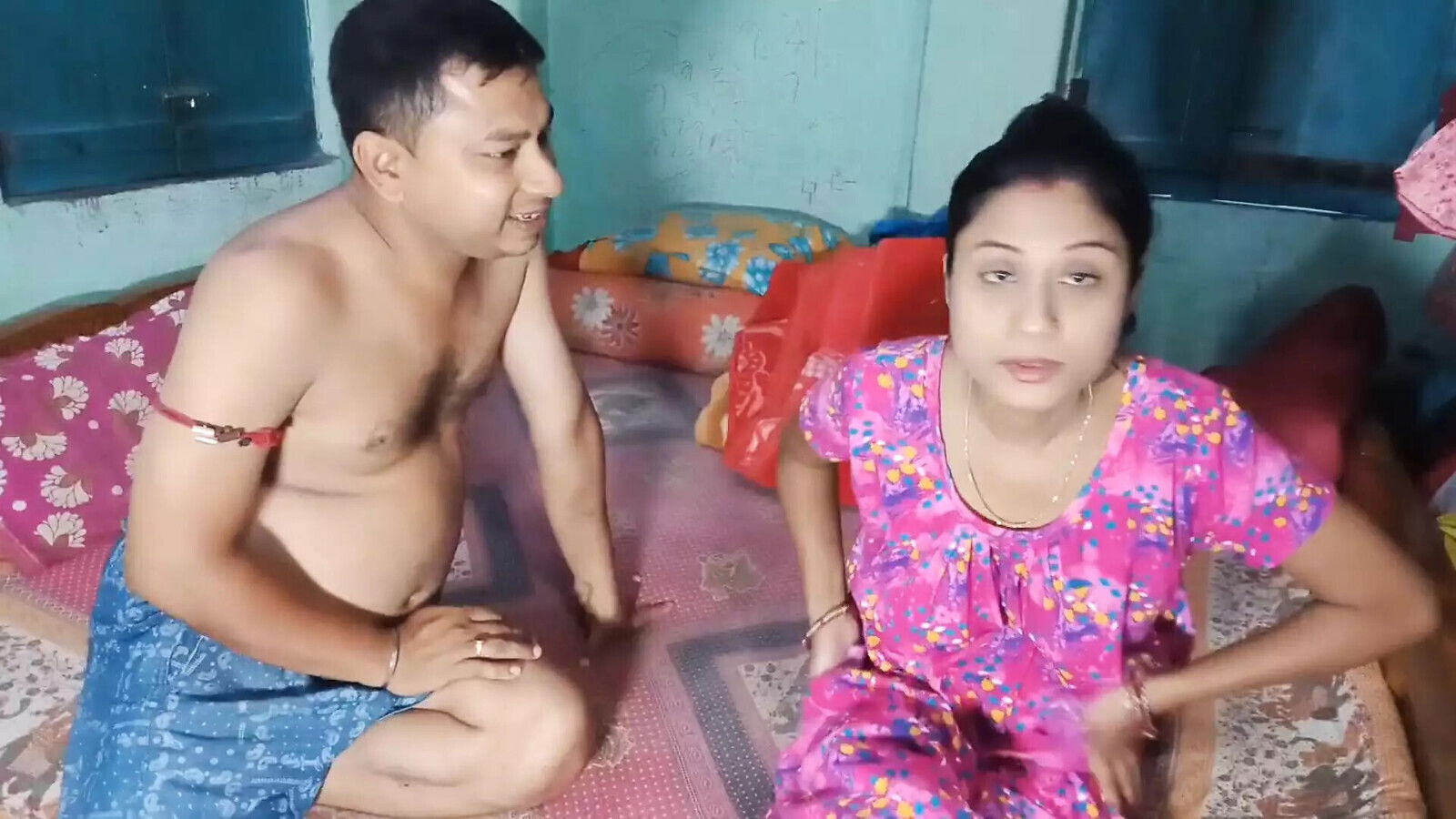 Bengali Beautiful girl Pinki first time with Step-Sister's husband