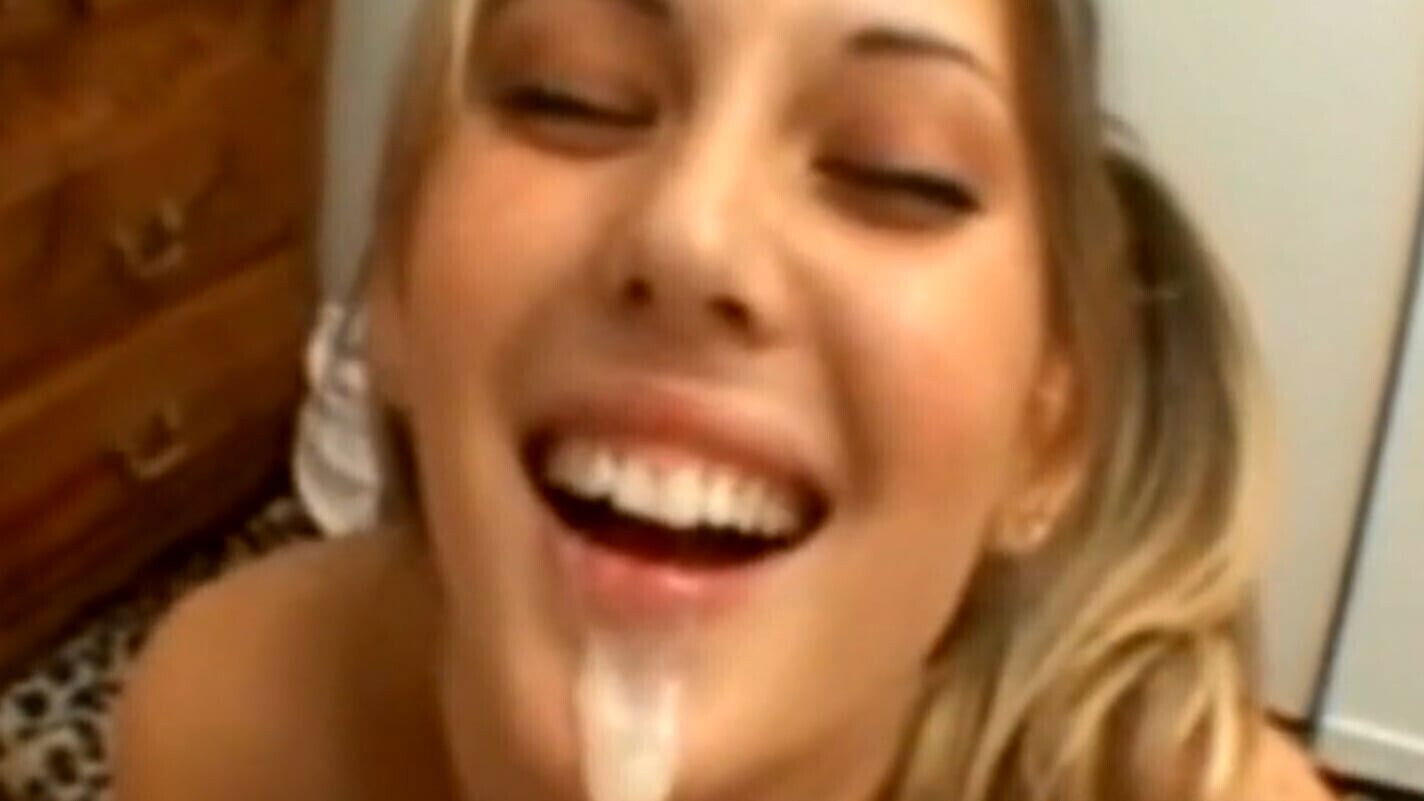 cute brunette sucking fucking small friend