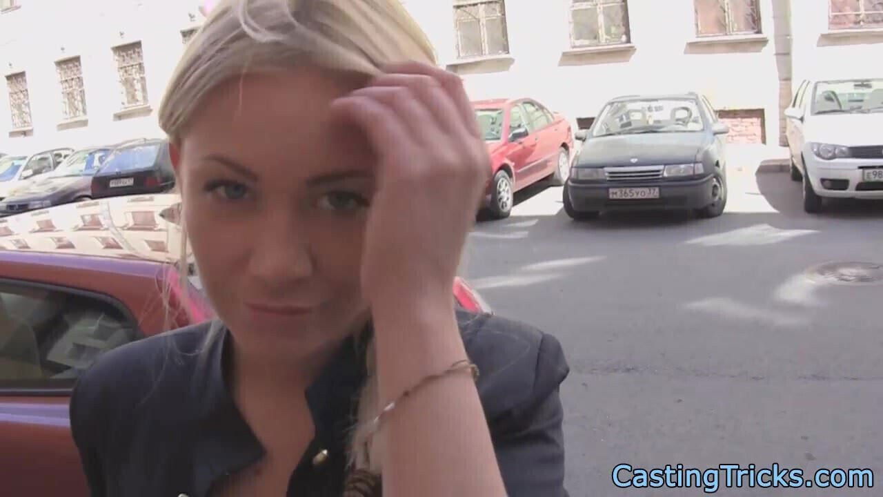 Casting amateur stuffed with agents