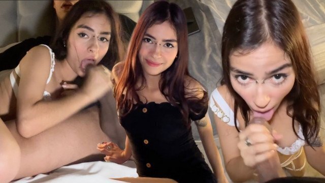 smallest girl gives incredible blowjob exchange fame Only...