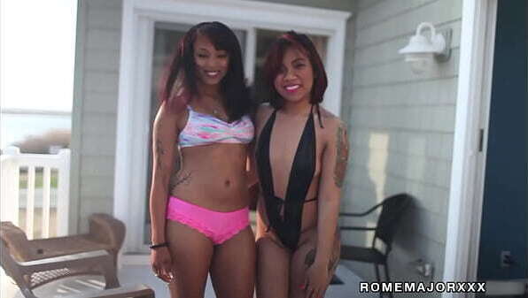 Rome Major &amp_ Woodz Fuck Stephanie &amp_ Porsha Carrera!
