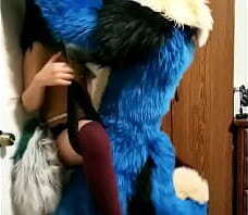 Piperthebun follada en columpio