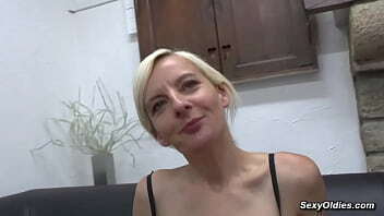 Blonde French MILF double penetration pounded