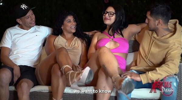 Amigos apuestan pueden ligar novia (termina intercambio swinger)