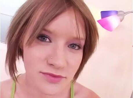 FAITH DANIELS Super Cute with Braces Huge Deepthroat Swallow Blowjob Must See!