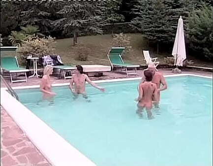 these sluts fucked 4some pool