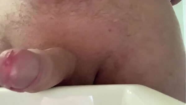 Close jerking &amp_ slapping dock suck Precum, open your mouth..