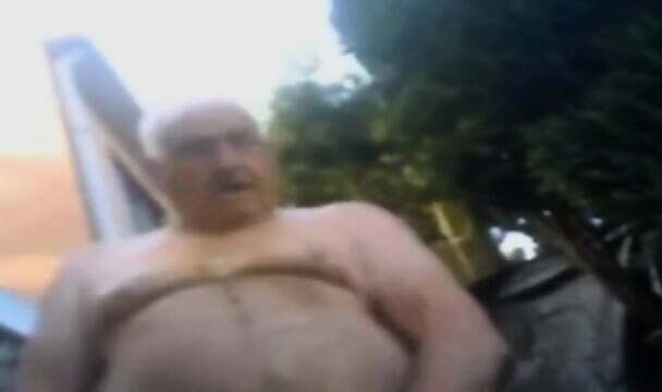 Grandpa's Yard Handjob