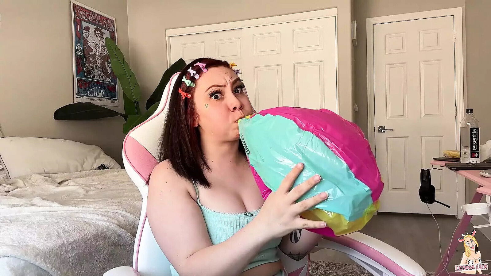 Giantess Inflatable Pool Party