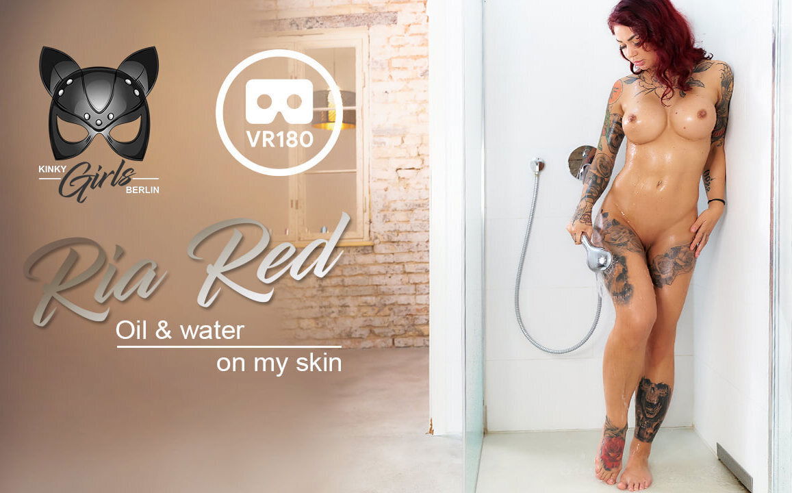 Oil And Water - Fit Tattooed Big Tits Oil Shower