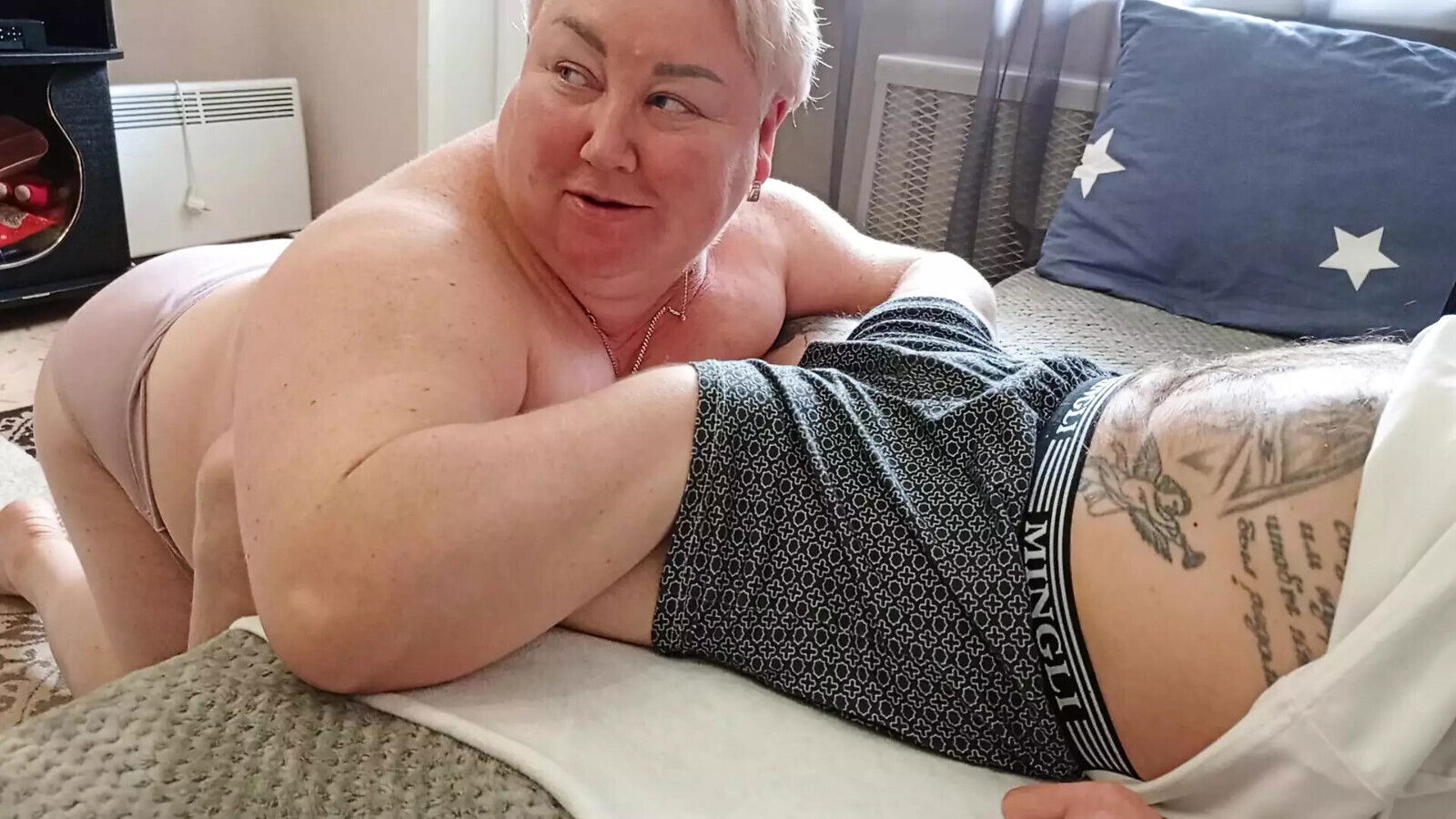 Blowjob from stepmom with natural homemade amateur video