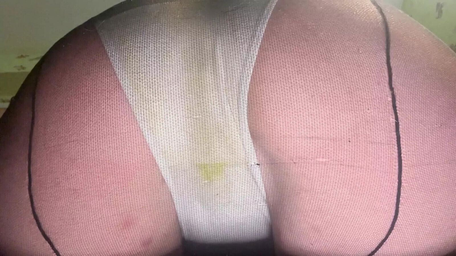 Clean dirty panties crotch with your mouth thong