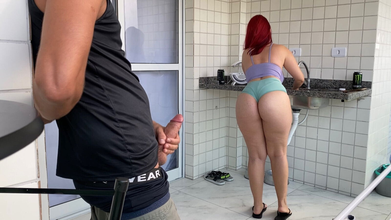 This maid boss couldn't resist