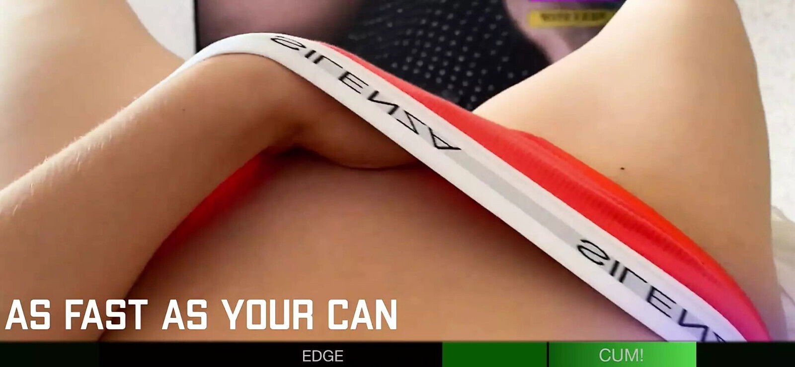 LIKE PLEASING MYSELF UNDER PANTIES WATCHING PORN