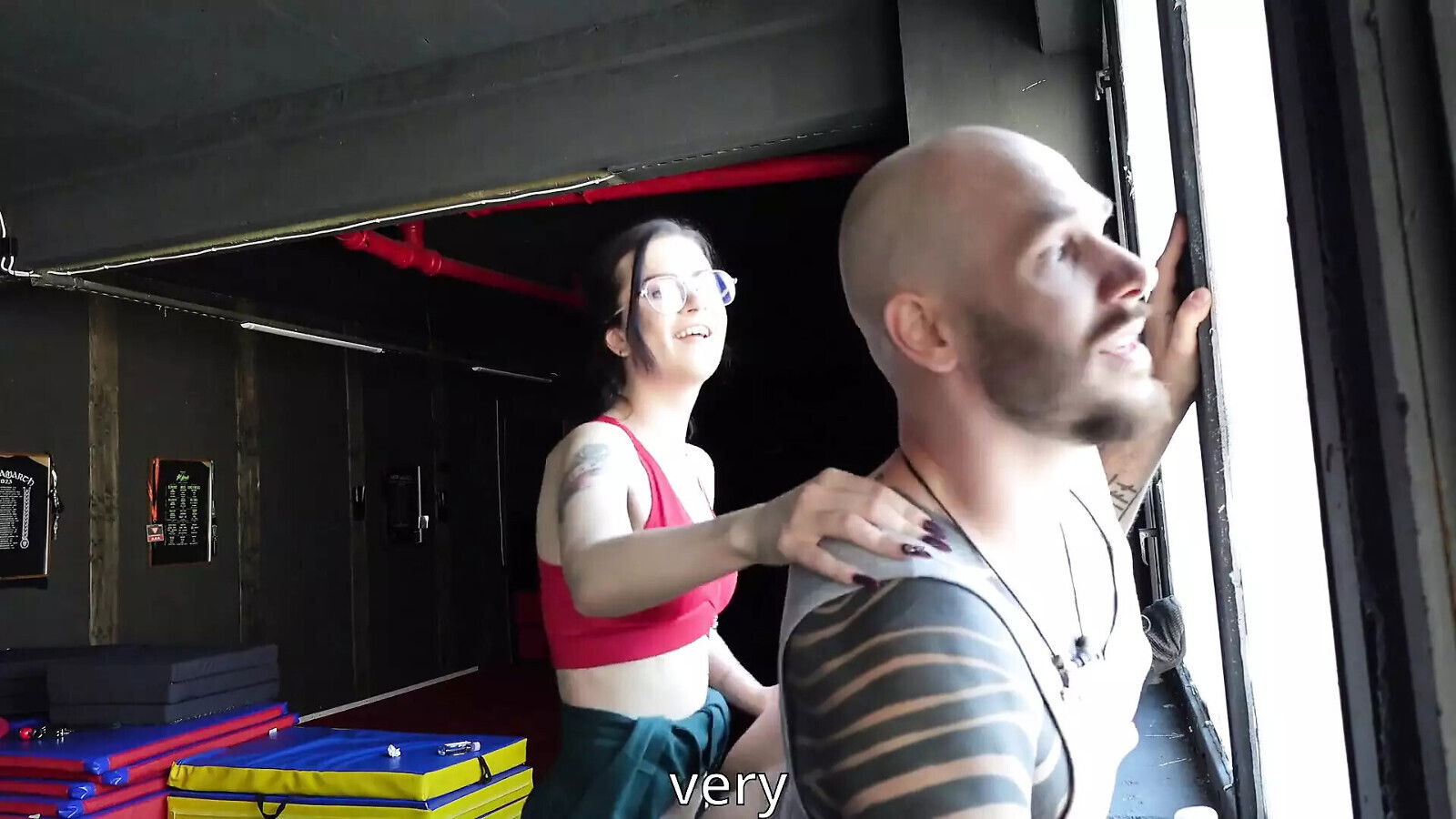 Nerdy Girl Pegging Personal Trainer