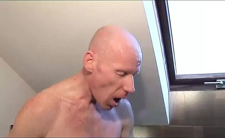 Blonde German granny facialized after hardcore