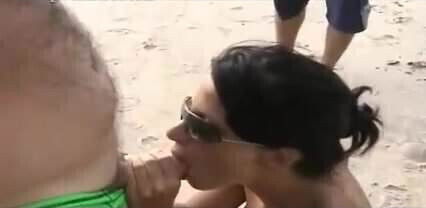 Nude Beach - Don't Cum on my Designer Sunglasses