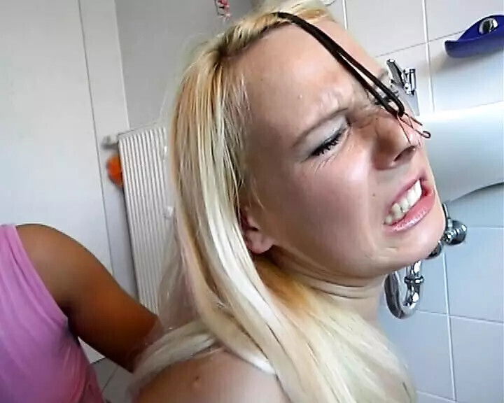 Cute Blonde Getting Mouth Punished