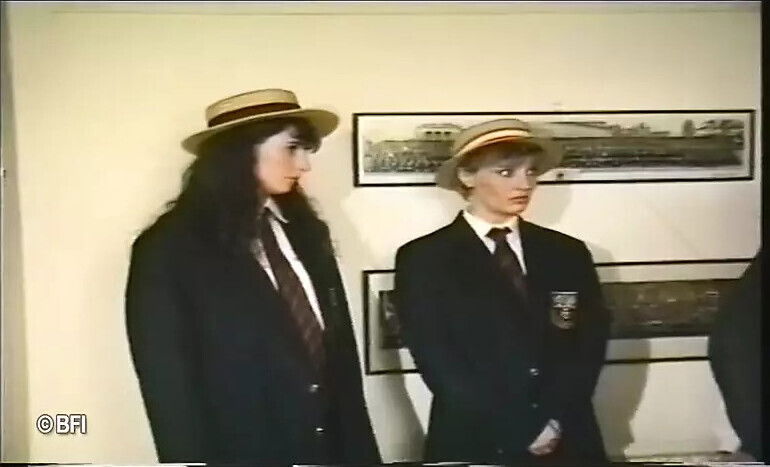 Three naughty girls spanking teacher