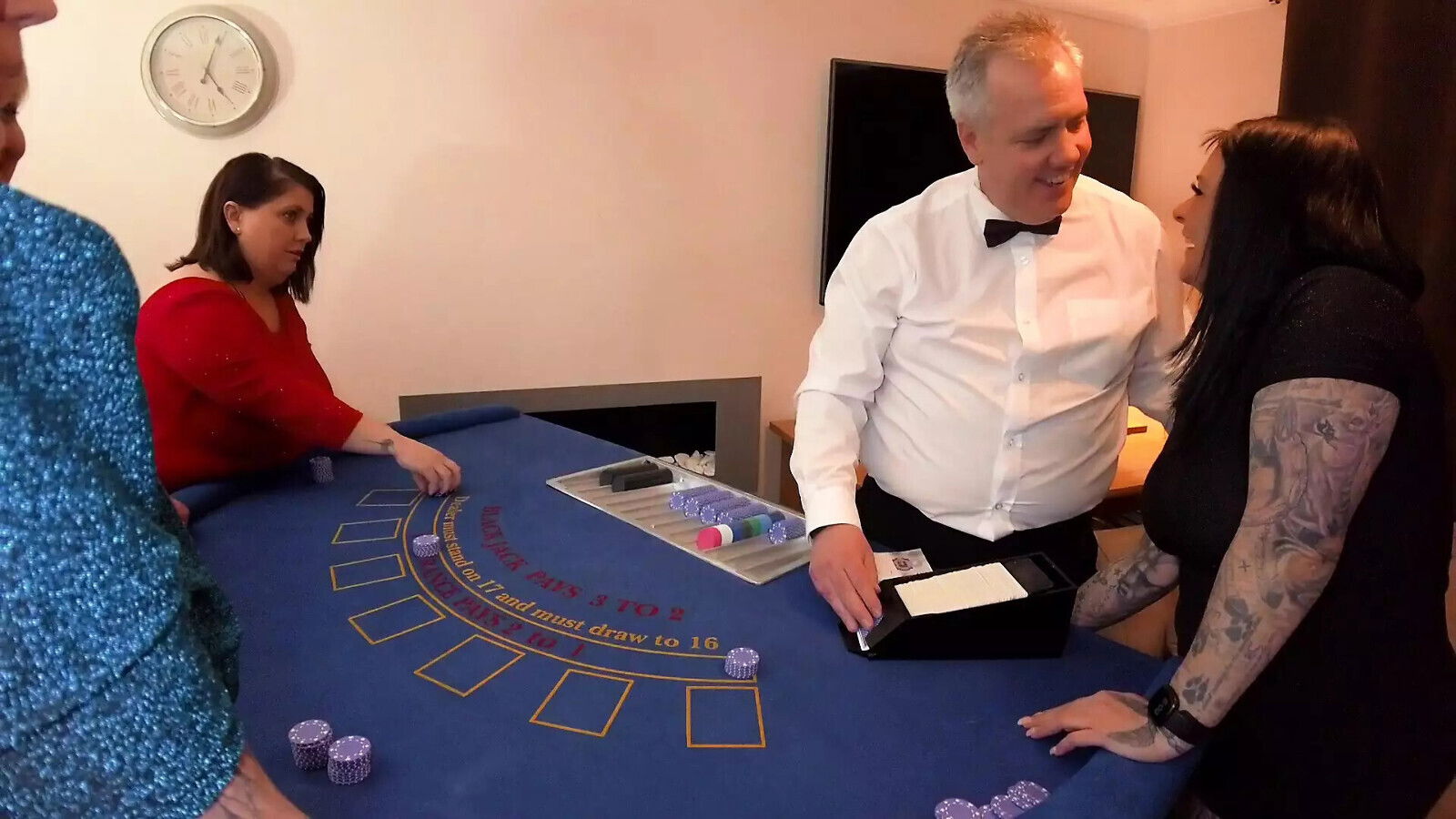 Group blackjack table