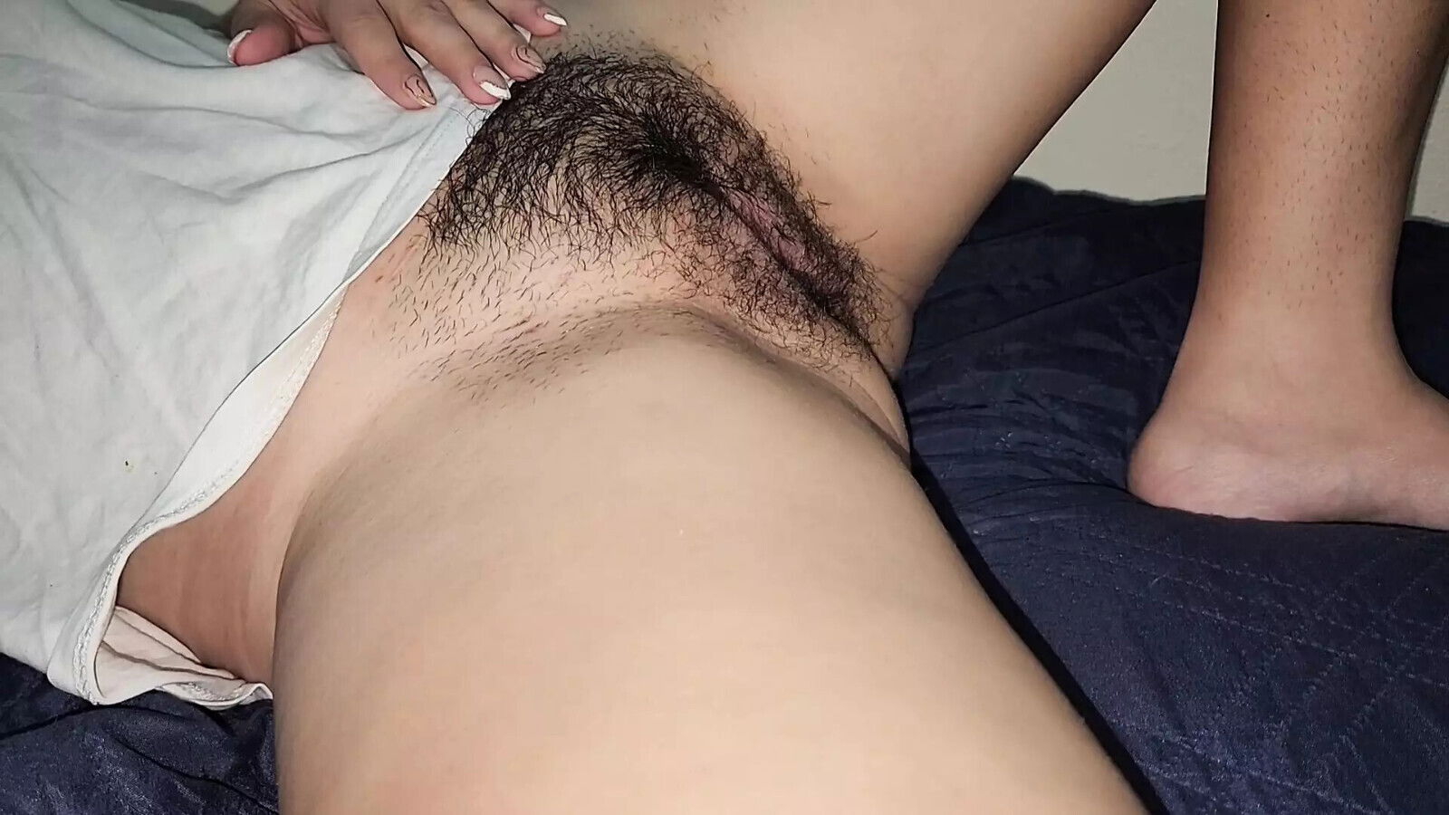 Touching sister when home