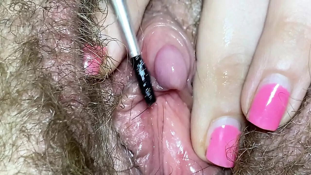 Extreme close clitoris fetish edging video