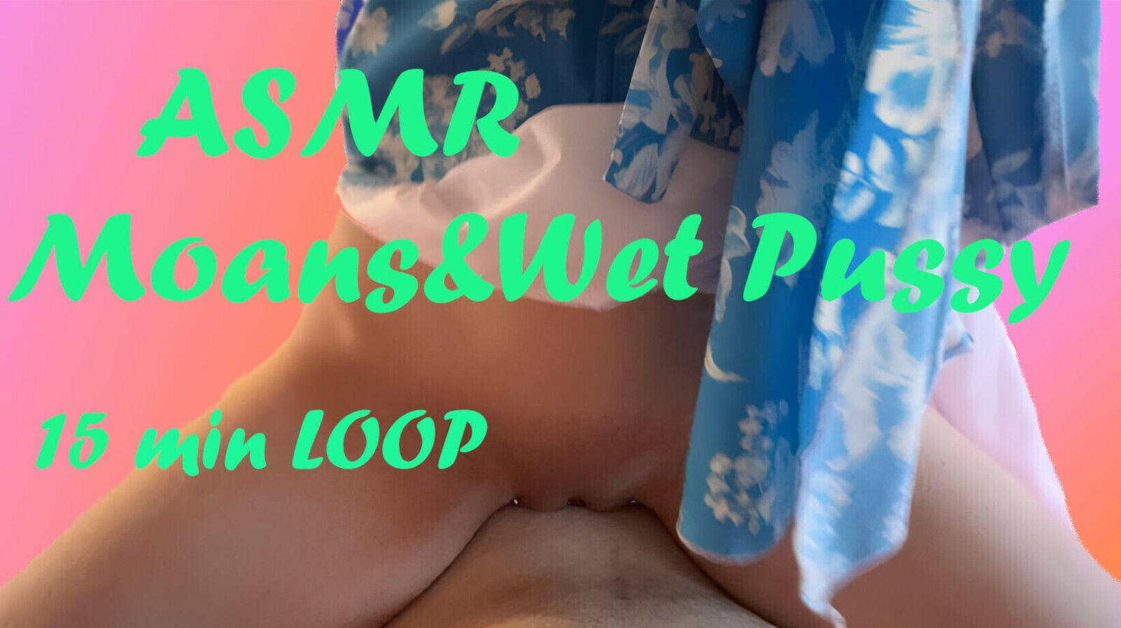 ASMR just listen loud moans, squelches squishes this lustful hole looped)