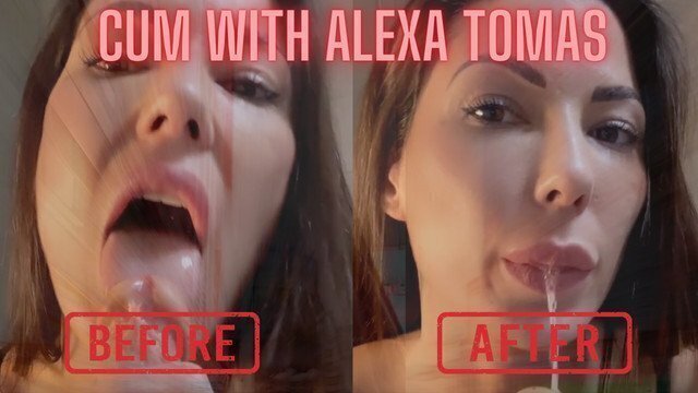 ALEXA TOMAS HACE MAMADA GRAN POLLA VESTIDO CUERO