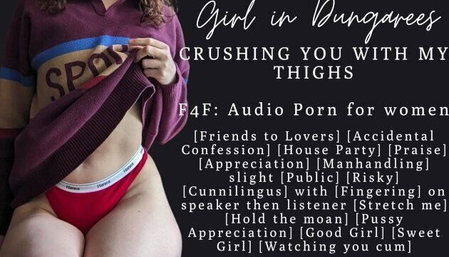 ASMR Audio Porn women Risky fuck with your friend your house party