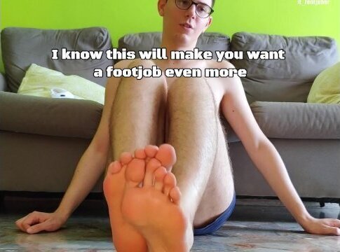 Verbal Footjob! drain your balls giving footjob after