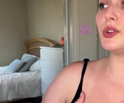 Erika Kay's SEXY PUSSY Thru 100% TRANSPARENT DRESSES