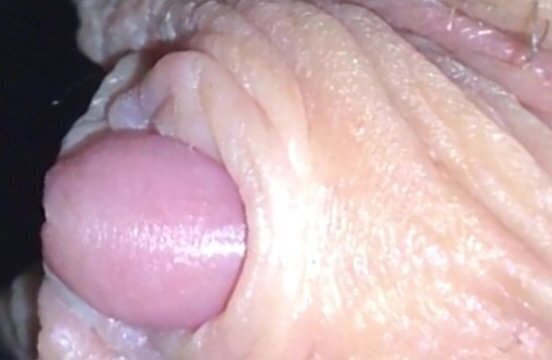 Amateur clitoris super close